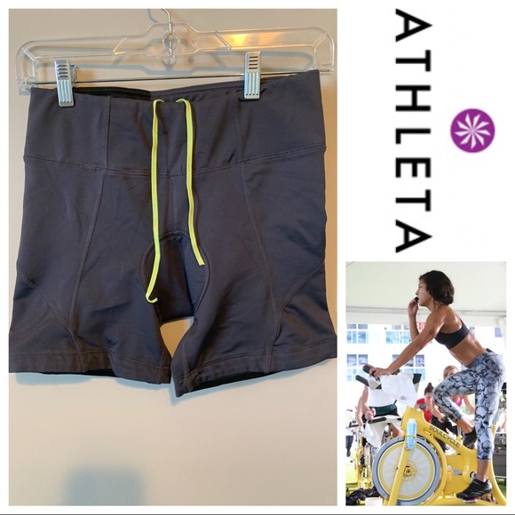 Athleta Pants - “Spin Cycle” Padded-Bottom Cycling Shorts